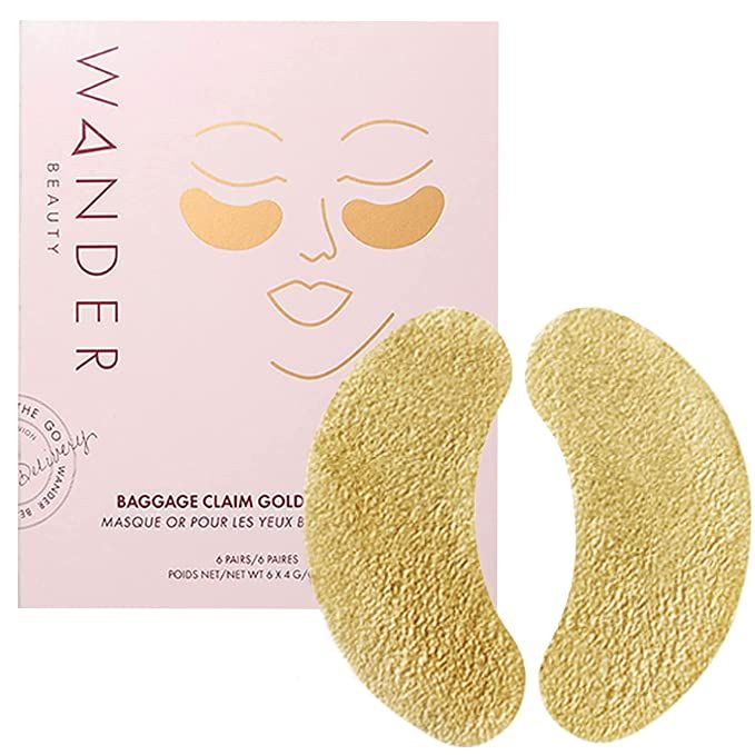 Wander Beauty Gold Under Eye Patches BAGGAGE CLAIM | Under Eye Mask for Beauty and Self Care, Bri... | Amazon (US)