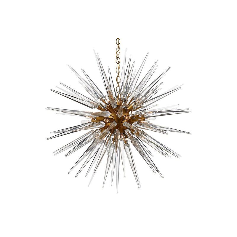 Quincy Medium Sputnik Pendant, Brass | One Kings Lane