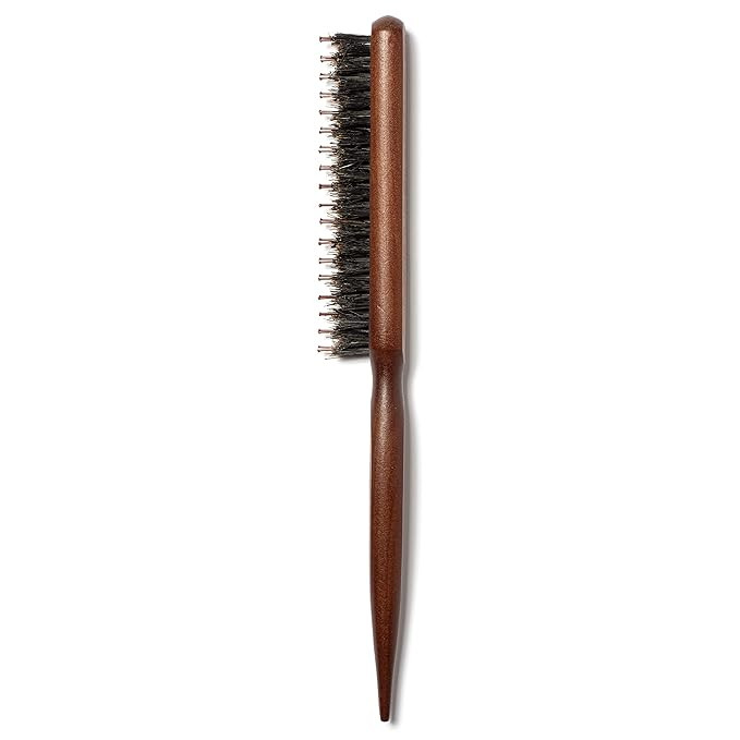 Boar & Nylon Bristle Teasing Brush -Teasing Comb with Rat Tail Pick for Hair Sectioning for Edge ... | Amazon (US)