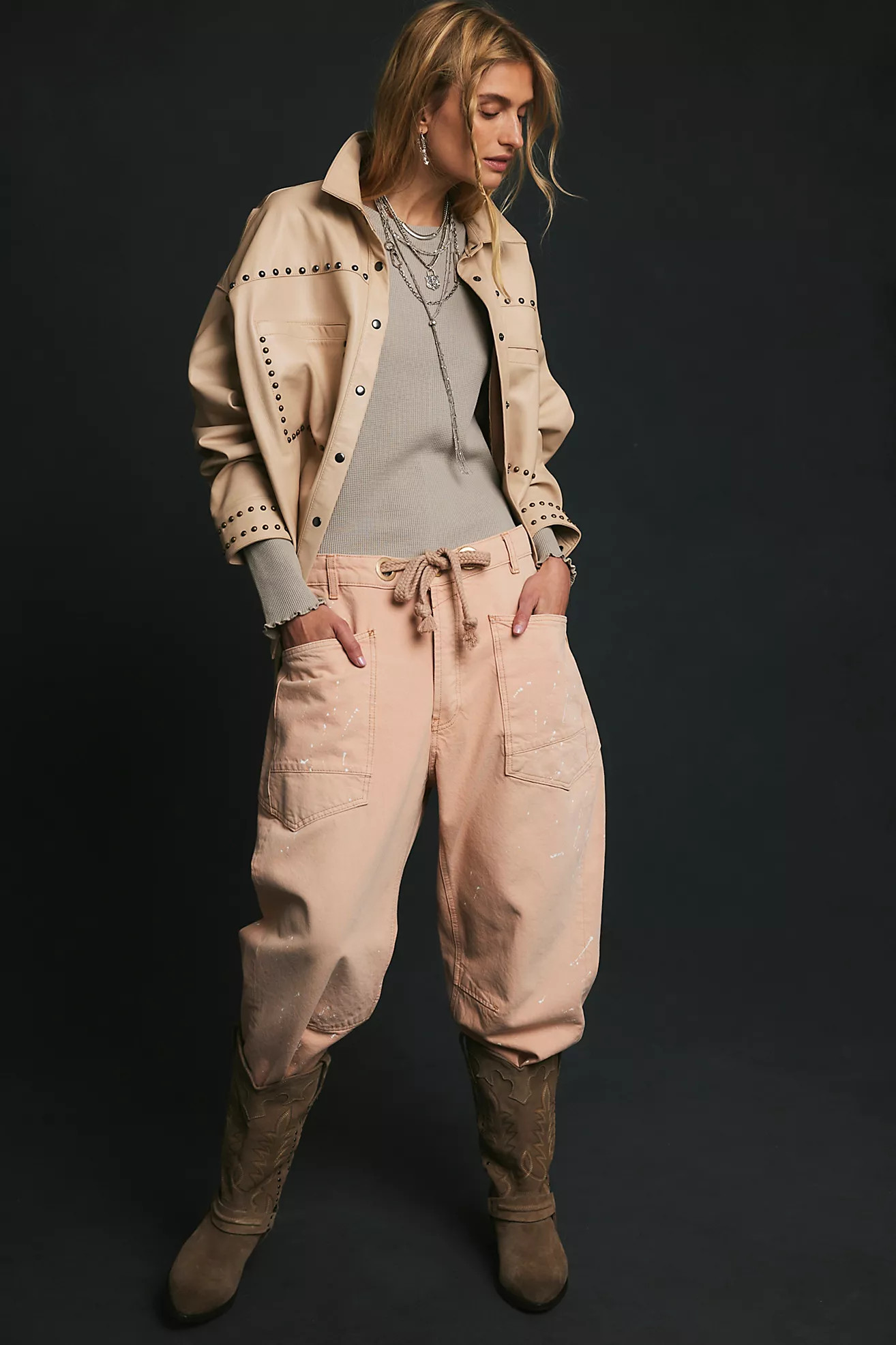 We The Free Moxie Pull-On Barrel Jeans | Free People (Global - UK&FR Excluded)