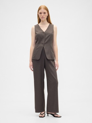 Recycled Mid Rise Easy Wide-Leg Pants | Gap Factory
