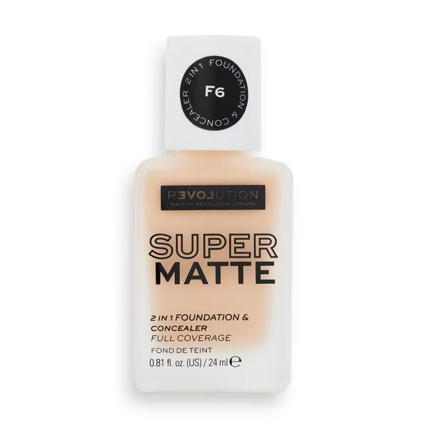 Relove by Revolution Supermatte Foundation F6 | Walmart (US)