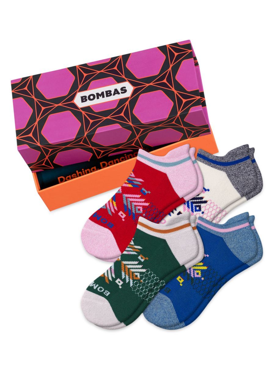 Bombas Holiday Four-Pack Ankle Sock Gift Set | Saks Fifth Avenue