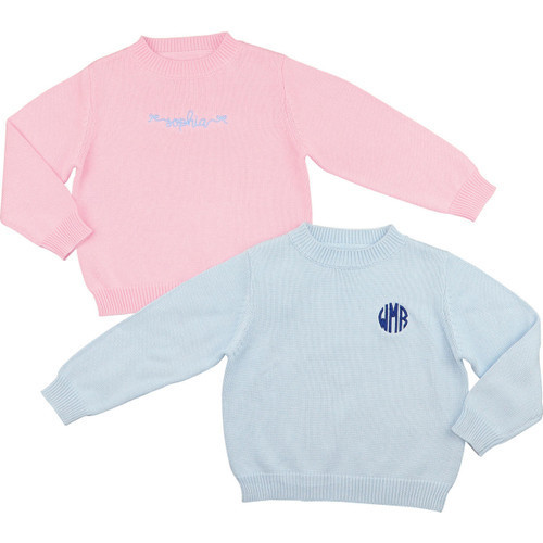 Blue Woven Sweater | Cecil and Lou