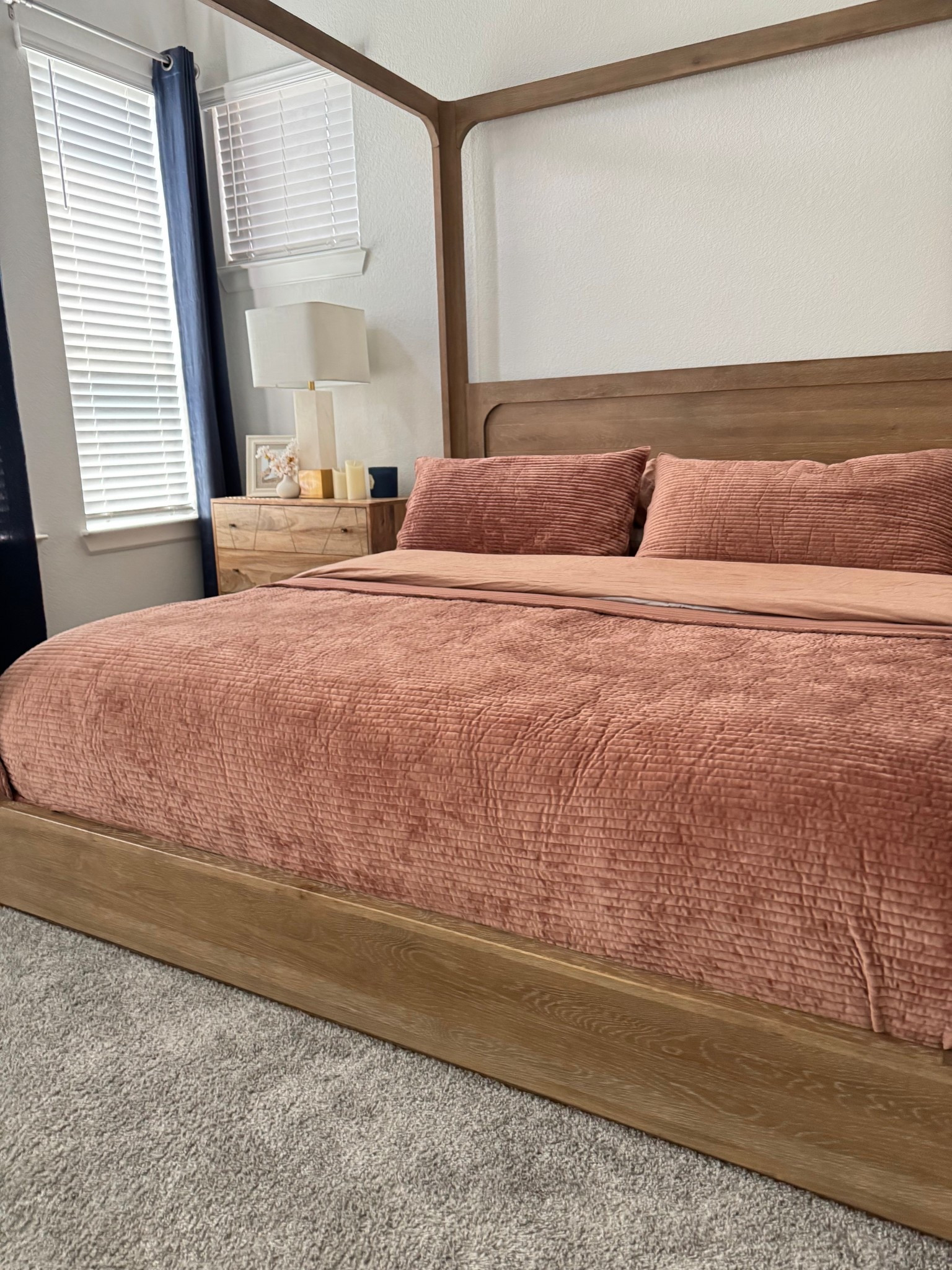 Cozy vibes only ✨
Loving the warmth this terracotta bedding brings to our space! The texture is ultra-soft, breathable, on sale today!Paired buttery-soft sheets that make it hard to get out of bed 💤🌿

Everything linked for you—tap to shop and refresh your bedroom effortlessly!
#bedroomdecor #neutralhome #bedroominspo #cozyvibes #beddinggoals


#LTKHome