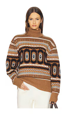 ALIGNE Christine Fairisle Pullover in Tan from Revolve.com | Revolve Clothing (Global)