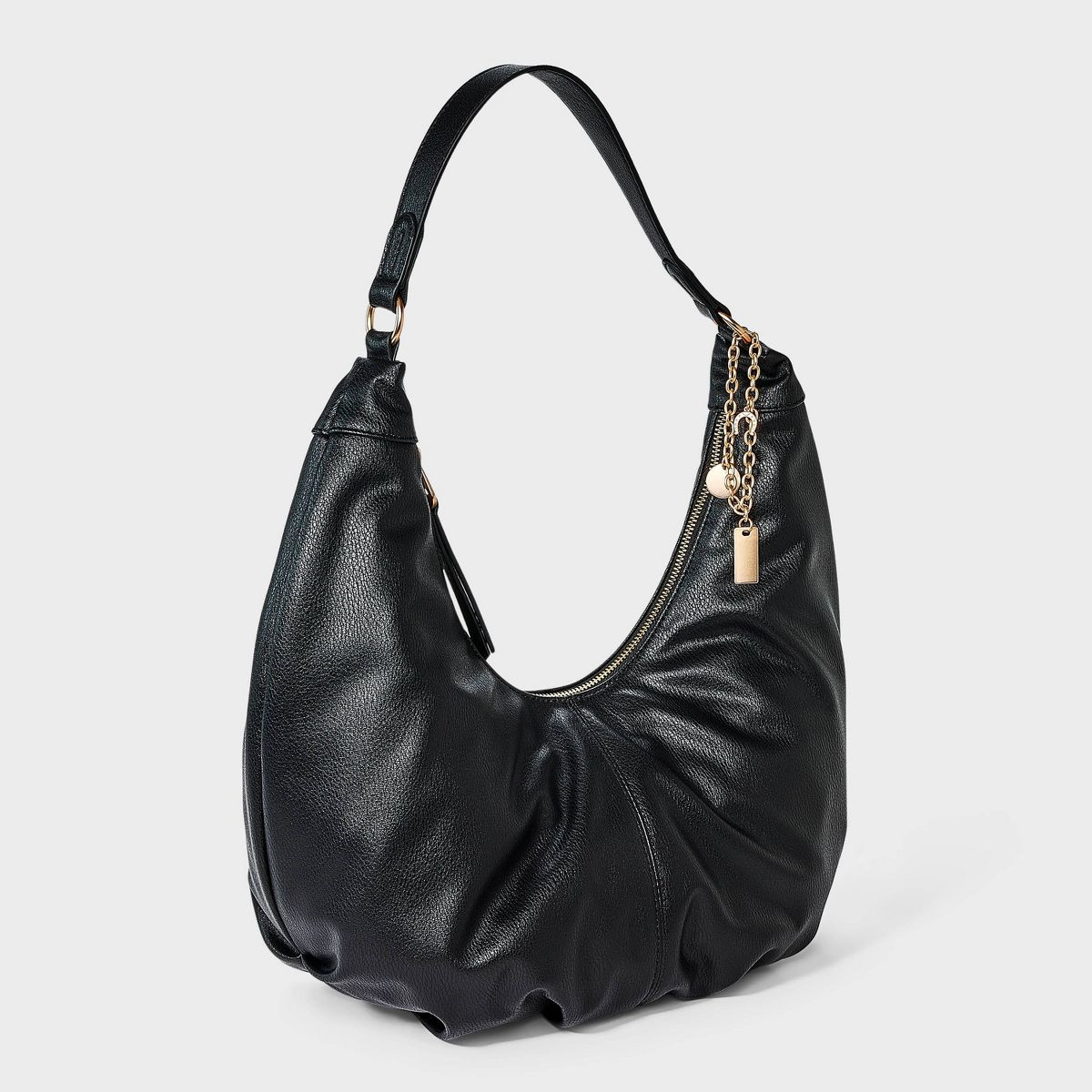 Oversized Crescent Shoulder Bag - Universal Thread™ Black | Target