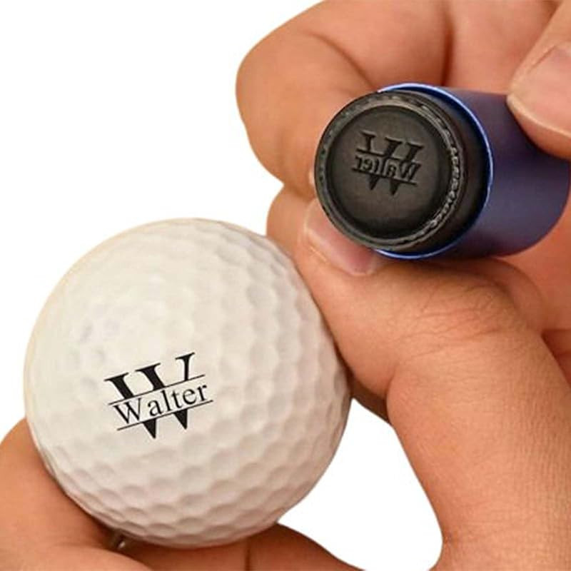 Personalized Golf Ball Stamp, Custom Monogram Golf Ink Stamp Name Reusable Self-Ink Golf Ball Sta... | Amazon (US)