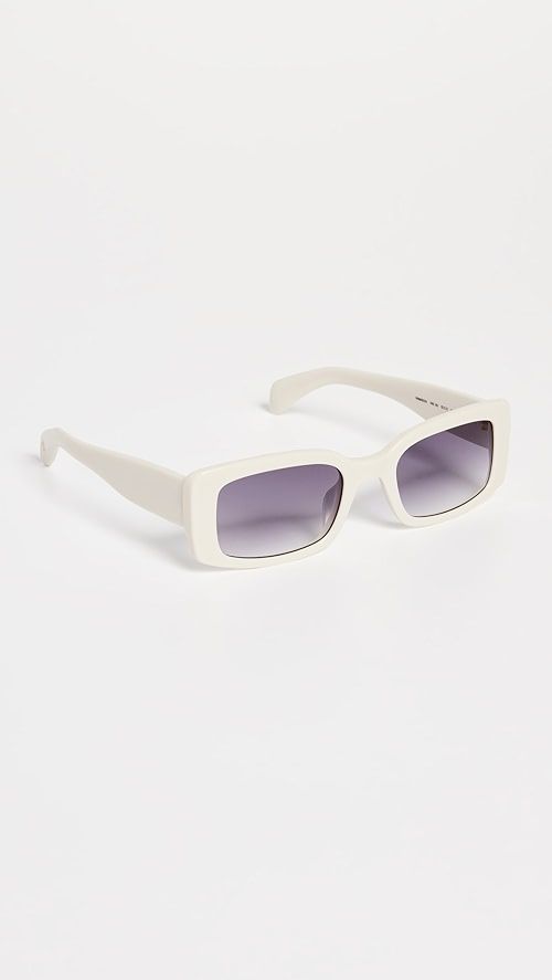 Thick Narrow Rectangular Sunglasses | Shopbop