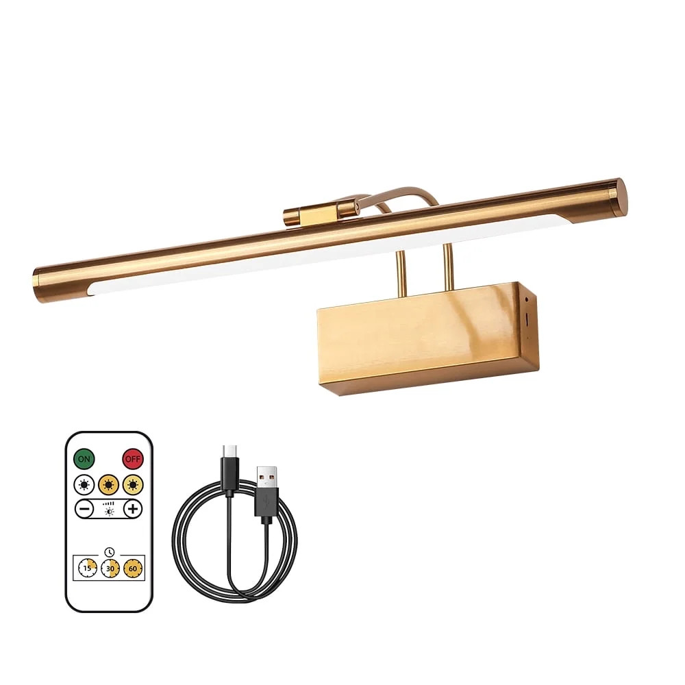 Wireless Picture Light Battery Operated, 5W 16 inch Dimmable and Timer off Art Lights for Paintin... | Walmart (US)