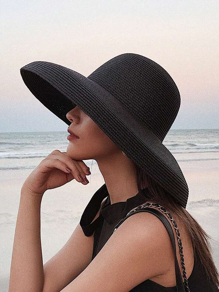 1pc Stylish Retro Style Women's Woven Hat, Sun Protection, Fashion Accessory For Spring And Summe... | SHEIN