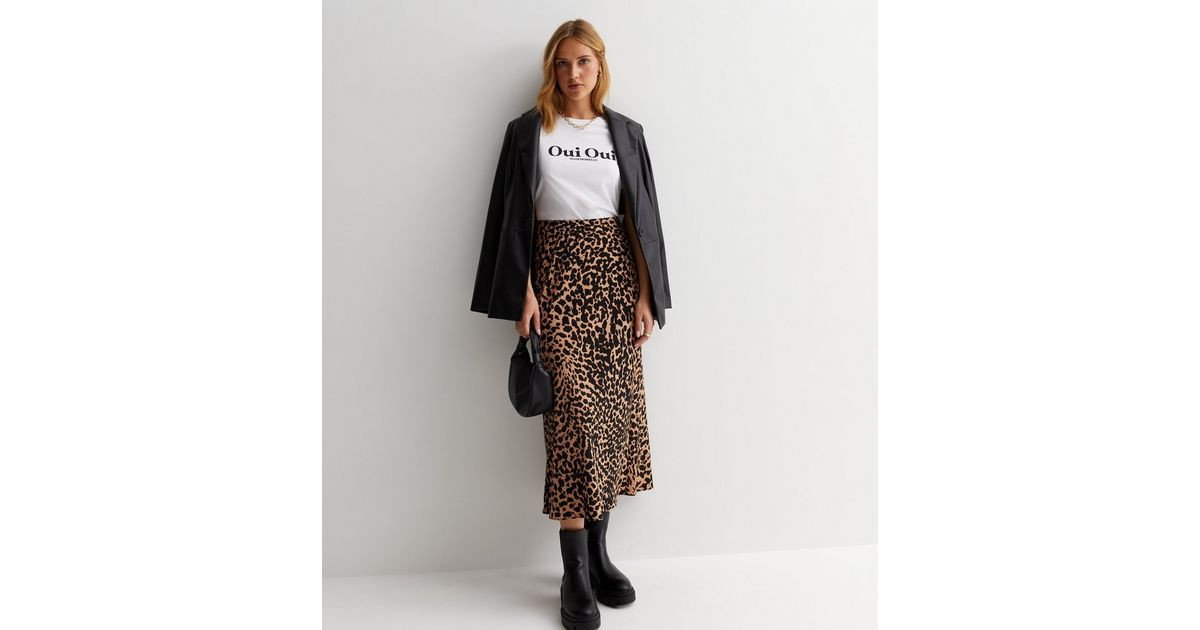 Brown Leopard Print Midaxi Skirt
						
						Add to Saved Items
						Remove from Saved Items | New Look (UK)
