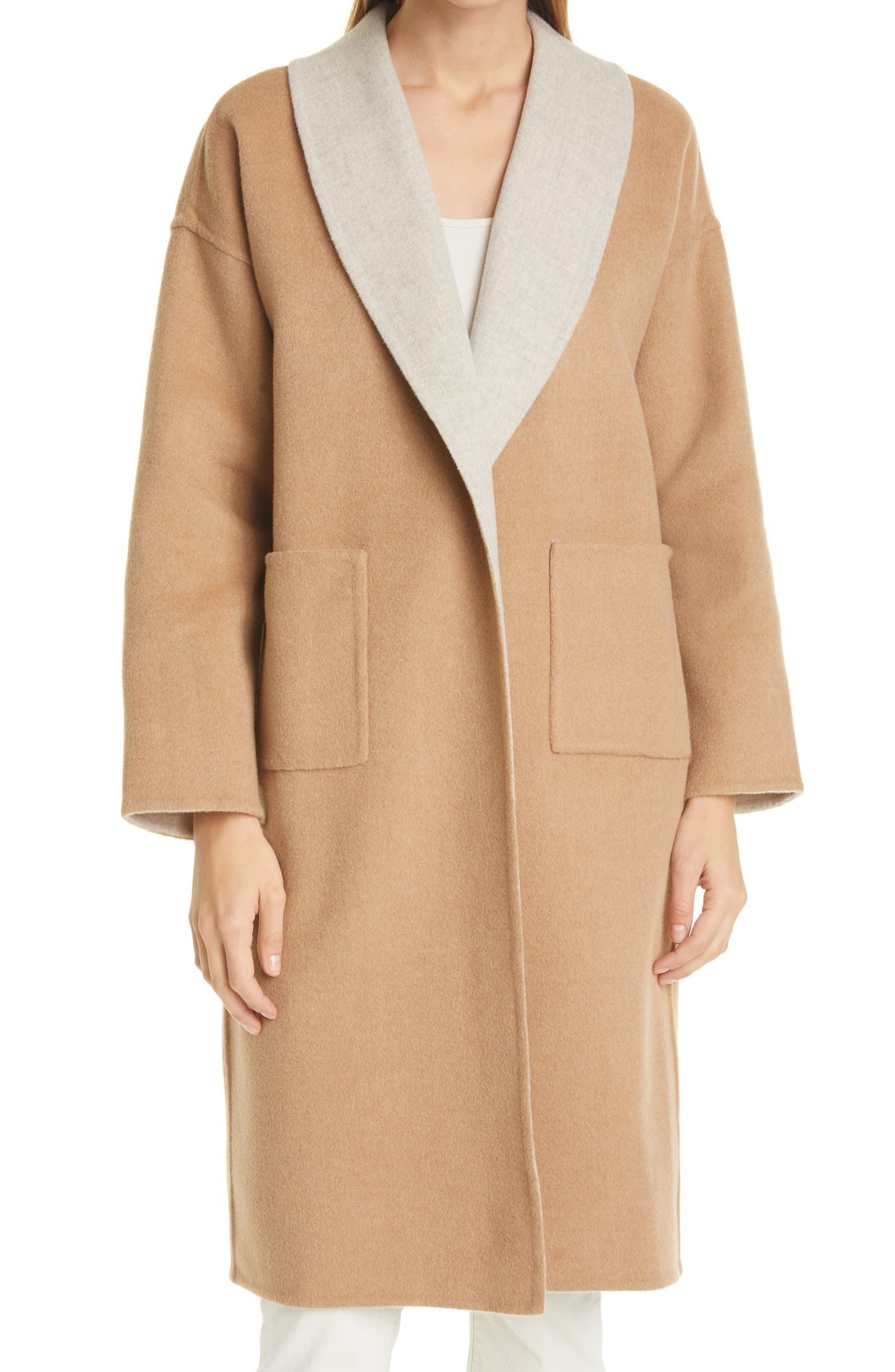 Double Face Wool & Cashmere Coat | Nordstrom