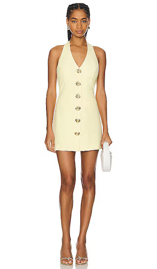 The Wolf Gang Irida Vest Dress in Yellow. | Revolve Clothing (Global)