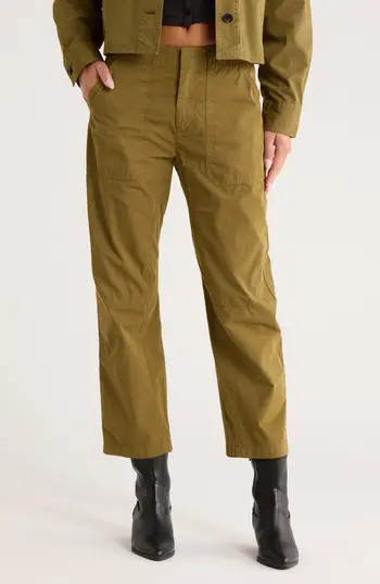 rag & bone Eddie Workwear Pants in Army Green at Nordstrom Rack, Size 00 | Nordstrom Rack
