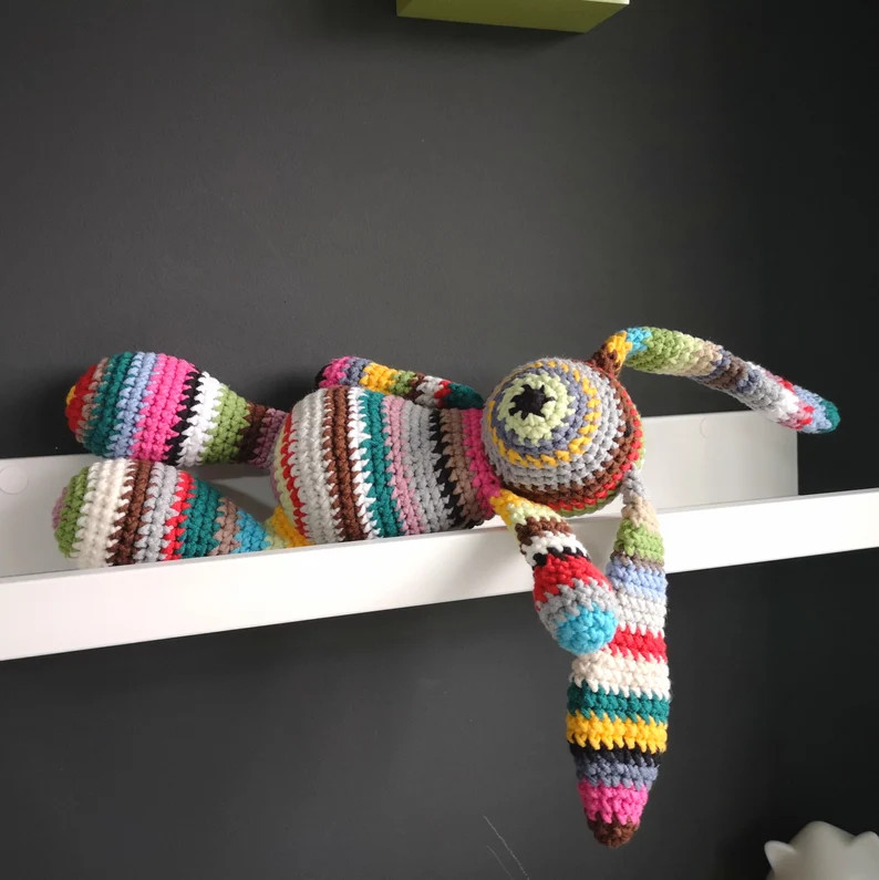 Baby Amigurumi and Colorful Bunny First Birthday Gift | Etsy | Etsy (US)