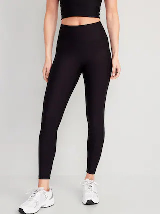 High-Waisted PowerSoft 7/8 Pocket Leggings | Old Navy (US)