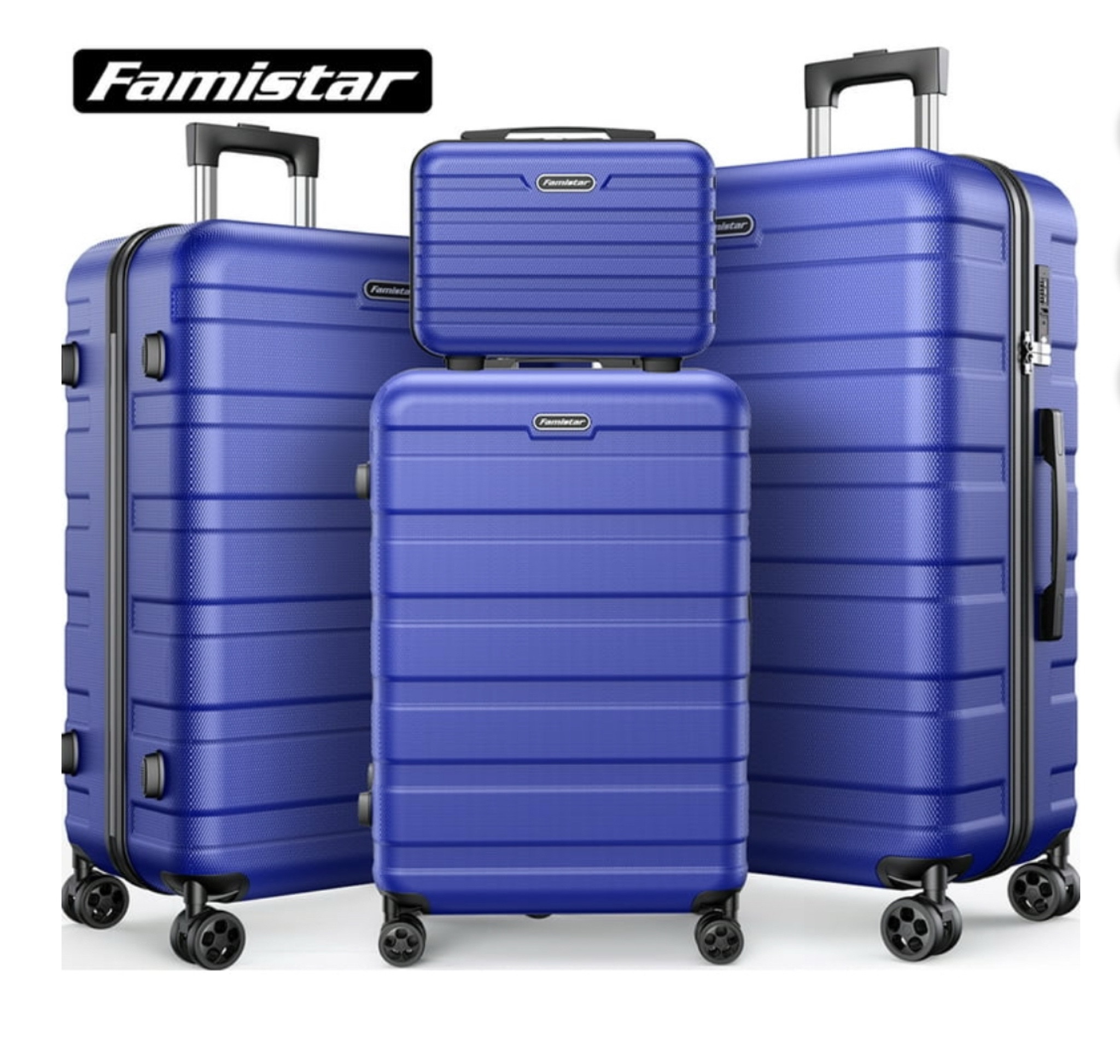 Famistar 4 Piece Hardside Luggage Suitcase Set on major sale! Normally $489 on sale for $89!! 

#LTKFindsUnder100 #LTKTravel #LTKSaleAlert