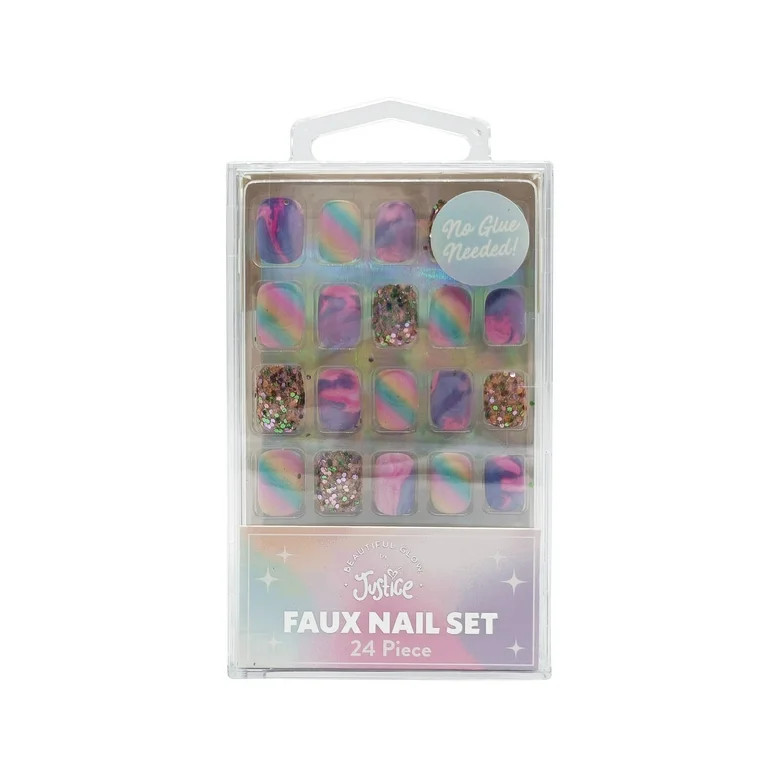 Justice brand Faux Nails 24pc Set | Walmart (US)