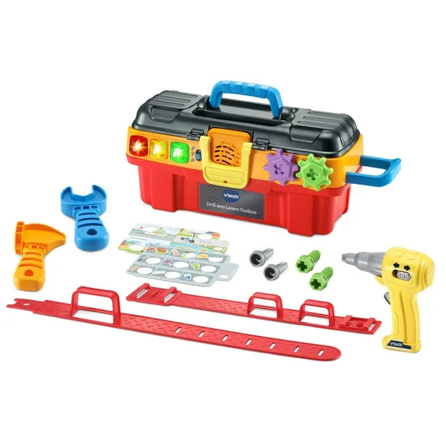 VTech Drill & Learn Toolbox™ Pro Play Construction Toys & Tools with Accessories Included, Baby... | Walmart (US)