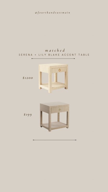 MATCHED SERENA AND LILY DUPE NIGHTSTAND

#LTKhome