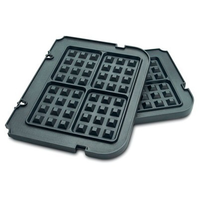 Cuisinart Griddler Waffle Plates - Black - GR-WAFP: Cast Aluminum Nonstick Grill & Griddle Accessories, Removable Plates | Target