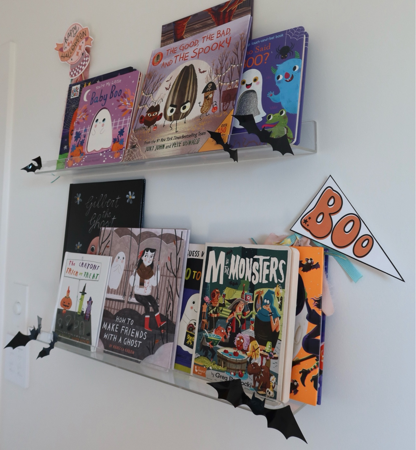 Kids Halloween bookshelf 

#LTKFamily #LTKHalloween #LTKHoliday
