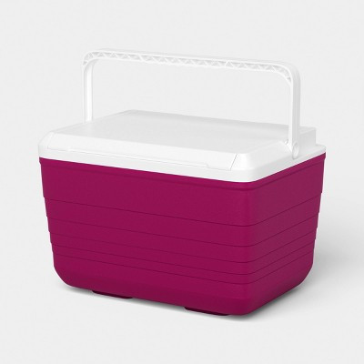 14 Cans/10qt Hard Sided Cooler Pink - Sun Squad™ | Target