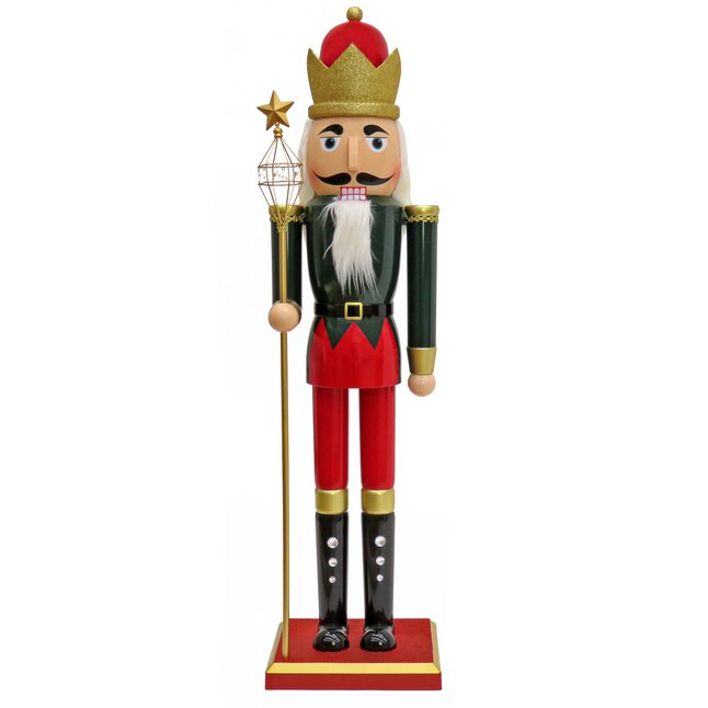 National Tree Company 48-in Nutcracker Free Standing Decoration | Lowe's