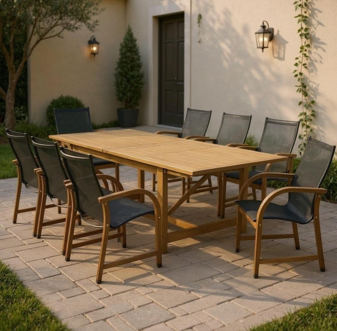 Find it in my Home Elevated Collection.🌿✨ Picture a long outdoor dinner as the sun sets, candles glowing, glasses clinking, and a beautiful table set for a slow evening with friends. Fresh flowers, warm bread, and laughter lingering in the air while everyone stays just a little longer.

Add to cart now and create the outdoor dining moment everyone remembers.🍷

#LTKHome #LTKfoodie #LTKSeasonal