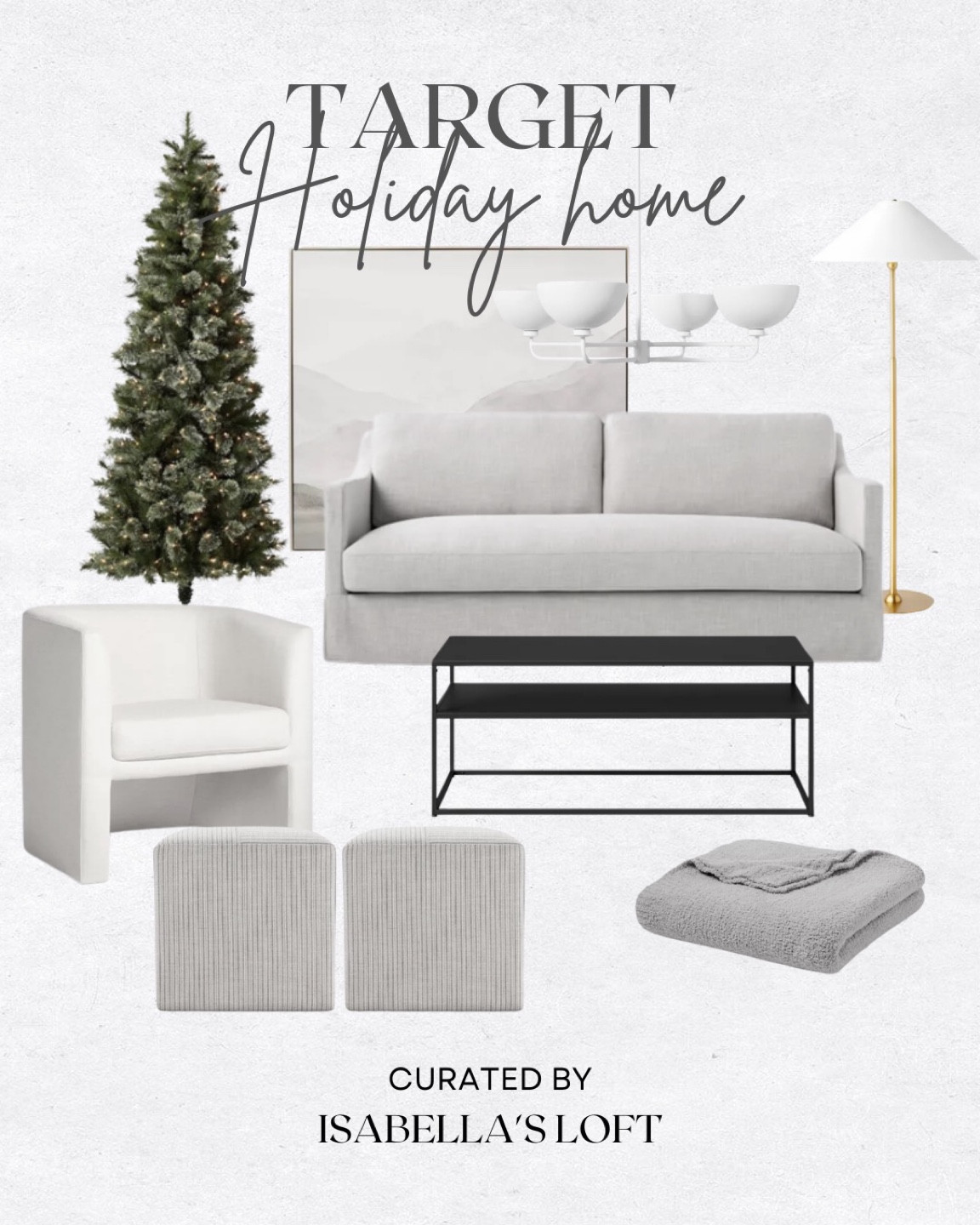 Target holiday home 

Christmas, Christmas Decor, Gift Guide, Christmas tree, Garland, Media Console, Living Home Furniture, Bedroom Furniture, stand, cane bed, cane furniture, floor mirror, arched mirror, cabinet, home decor, modern decor, kitchen pendant lighting, unique lighting, Console Table, Restoration Hardware Inspired, ceiling lighting, black light, brass decor, black furniture, modern glam, entryway, living room, kitchen, throw pillows, wall decor, accent chair, dining room, home decor, rug, coffee table

#LTKHoliday #LTKSeasonal #LTKhome