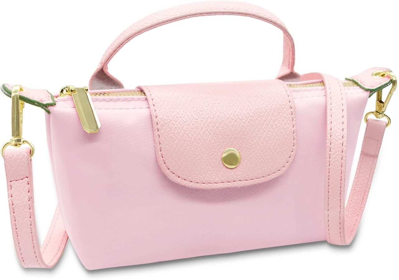 Long Keeper Mini Crossbody Bag for Women Small Nylon Tote Bag Colorblock Shoulder Handbag Top Han... | Amazon (US)