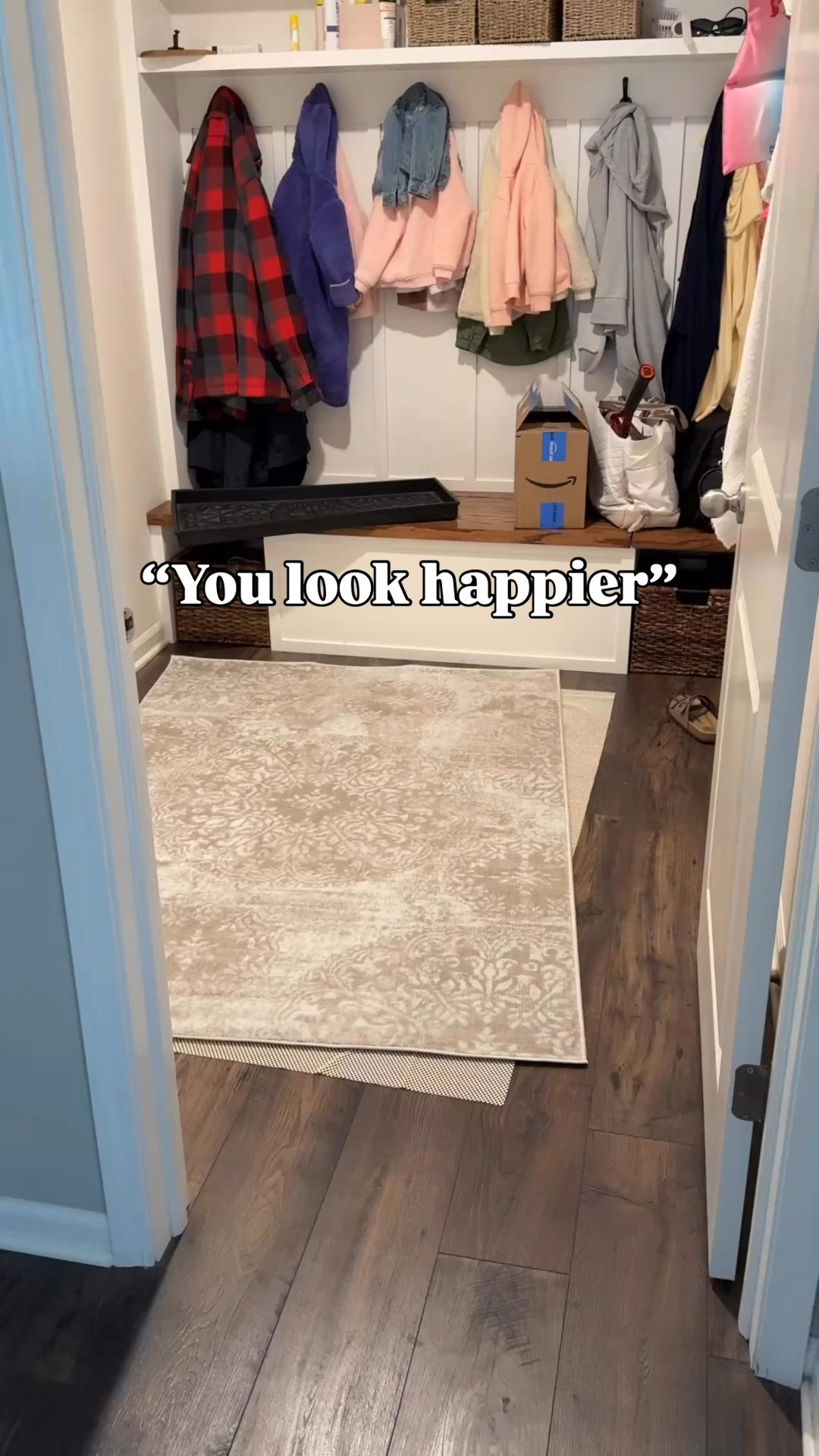 A home project a day builds a home in no time. (doesn’t rhyme but it’s still true!) These rug stickers are the GOAT in their category and keep the giant room filling rug ends down, avoiding trip hazards.

#LTKHome #LTKdayinmylife