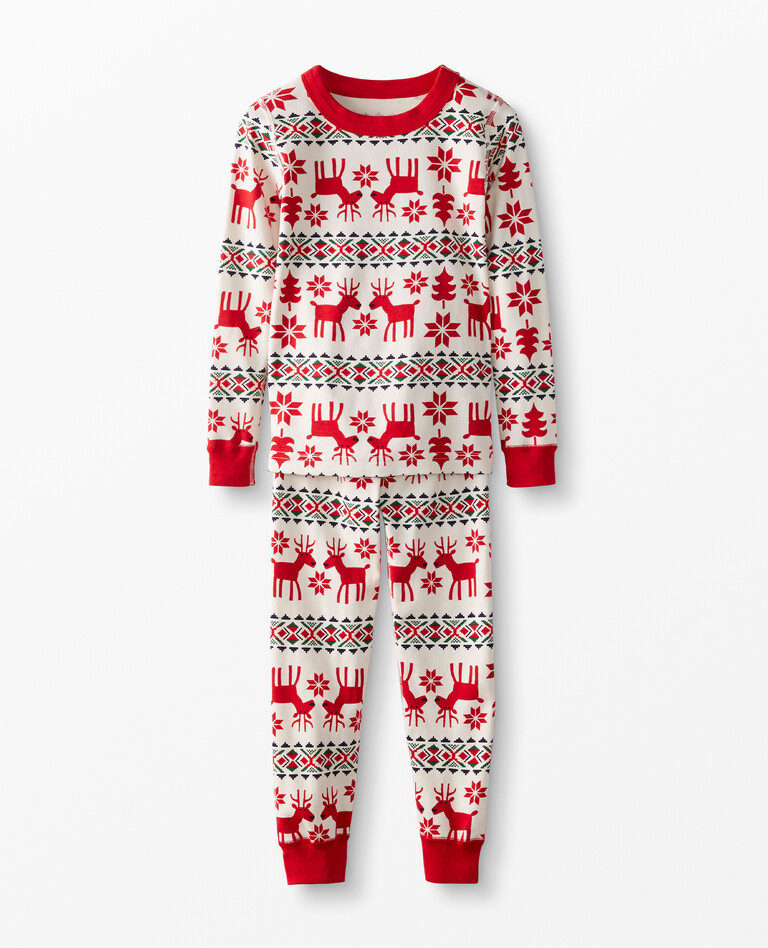 Dear Deer Long John Pajama Set | Hanna Andersson
