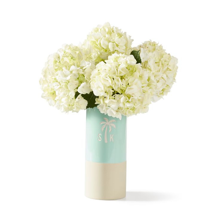 Dipped Ceramic Pitcher Vase | Mark and Graham