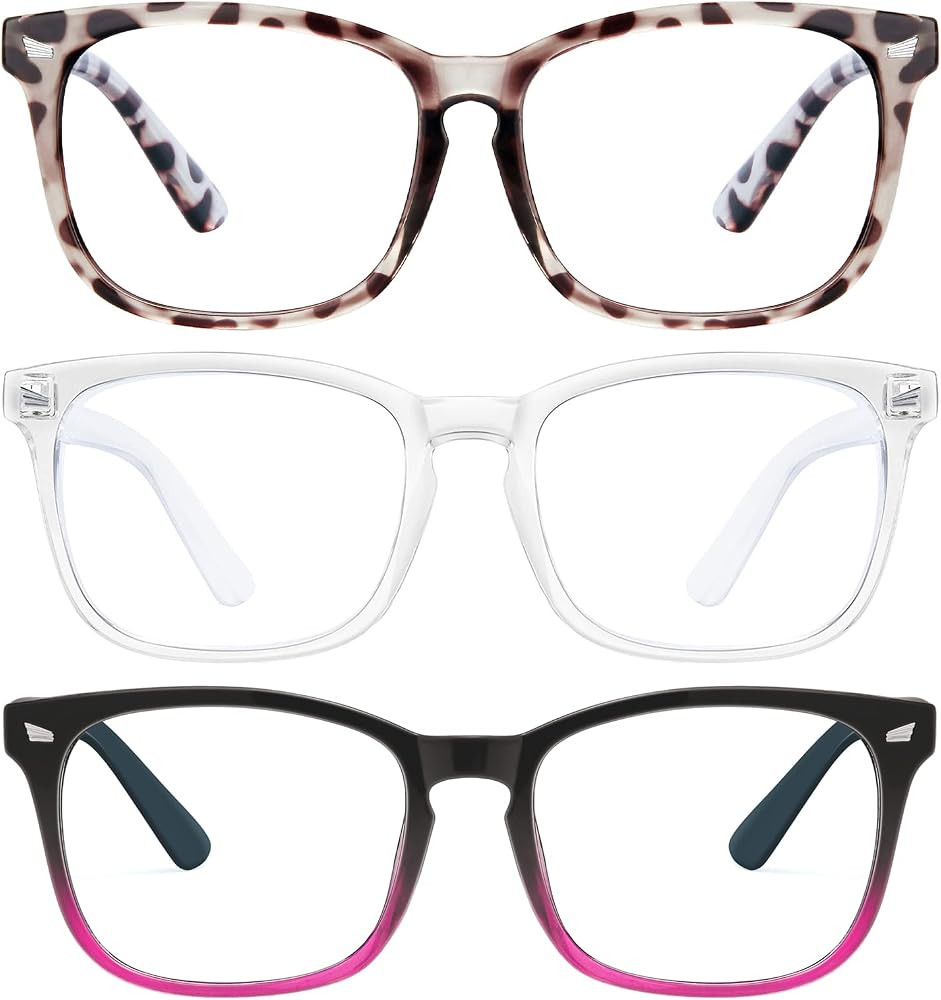 hunsquer Blue Light Glasses for Women/Men Computer Blue Light Glasses | Amazon (US)