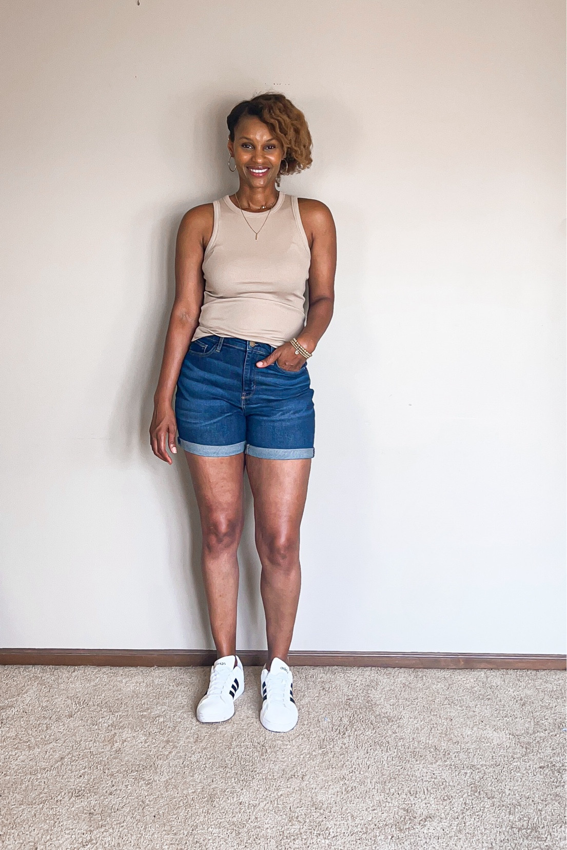 Some favorite JCPenney finds. Casual summer outfit that affordable and  shorts that are tall girl friendly. 

#LTKSeasonal #LTKfindsunder50 #LTKover40