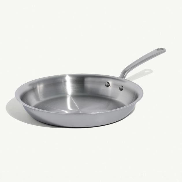 12" Stainless Steel Frying Pan | Made In Cookware
