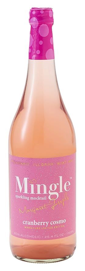 Mingle Mocktails Non Alcoholic Cocktails - 750ml Bottle (Cranberry Cosmo, Single Bottle) | Amazon (US)