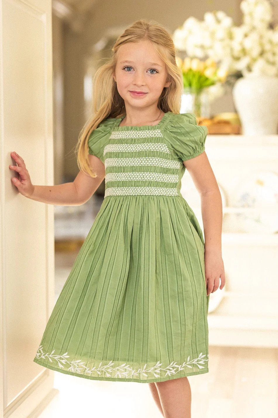 Mini Journey Dress in Light Green | Ivy City Co