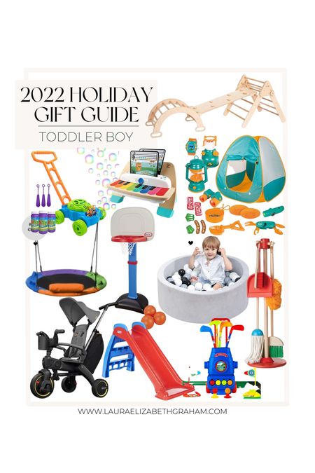 Toddlers are so fun to shop for! Rounded up some gifts for the active little boy in your life.

Gift guide | toddler boy | toys | gifts | kids toys | wood climbing set 

#LTKHoliday #LTKkids #LTKhome
