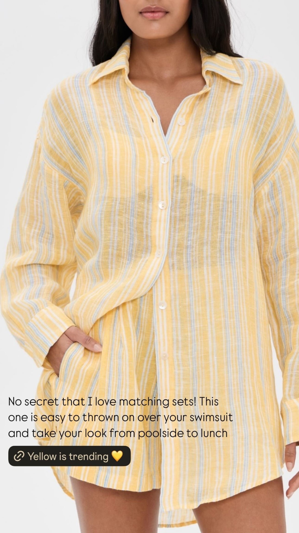 No secret that I love matching sets! This one is easy to thrown on over your swimsuit and take your look from poolside to lunch✨

#LTKSeasonal #LTKStyleTip #LTKBeauty