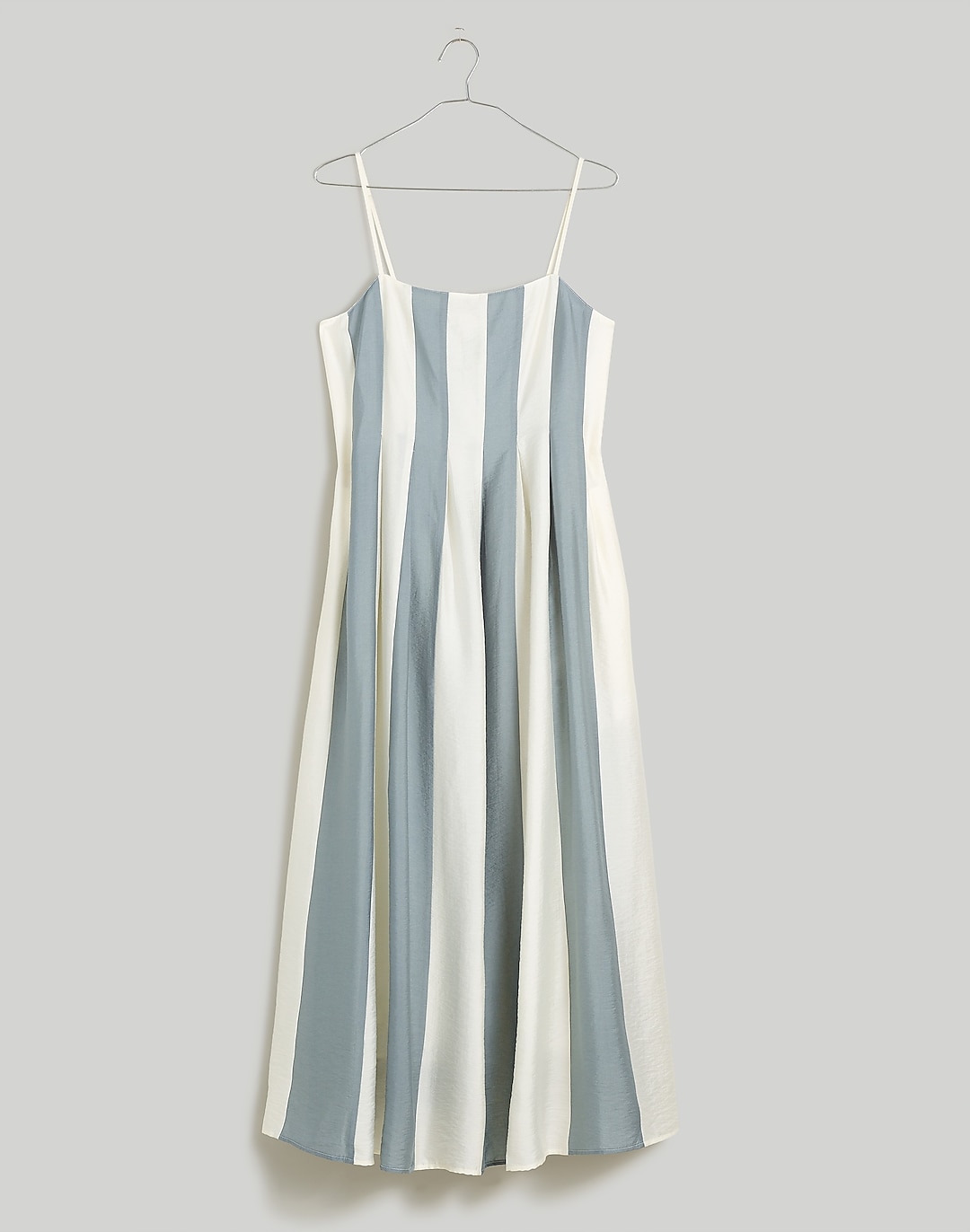 Pleated Midi Dress in Stripe | Madewell