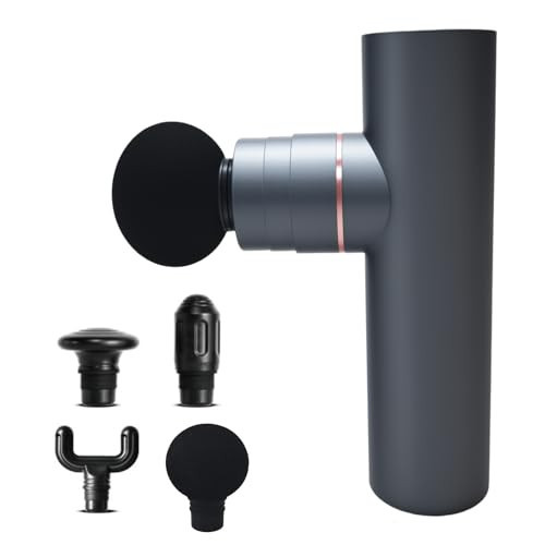 KVKID Mini Massage Gun, Massage Gun Deep Tissue with 4 Attachments, Full-Metal Electric Portable Muscle Massager Gun for Back, Body Sore Muscles, Pain Relief, Gifts for Office, Home | Amazon (US)