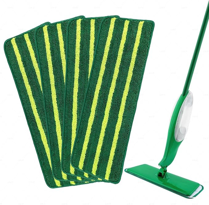 4 Pack Mop Refills Compatible for Libman Freedom Spray Mop Replacement Head - Machine Washable Mi... | Amazon (US)