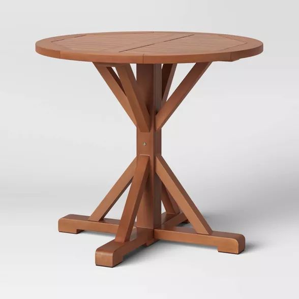 Morie Round Patio Bistro Table - Brown - Threshold™ | Target