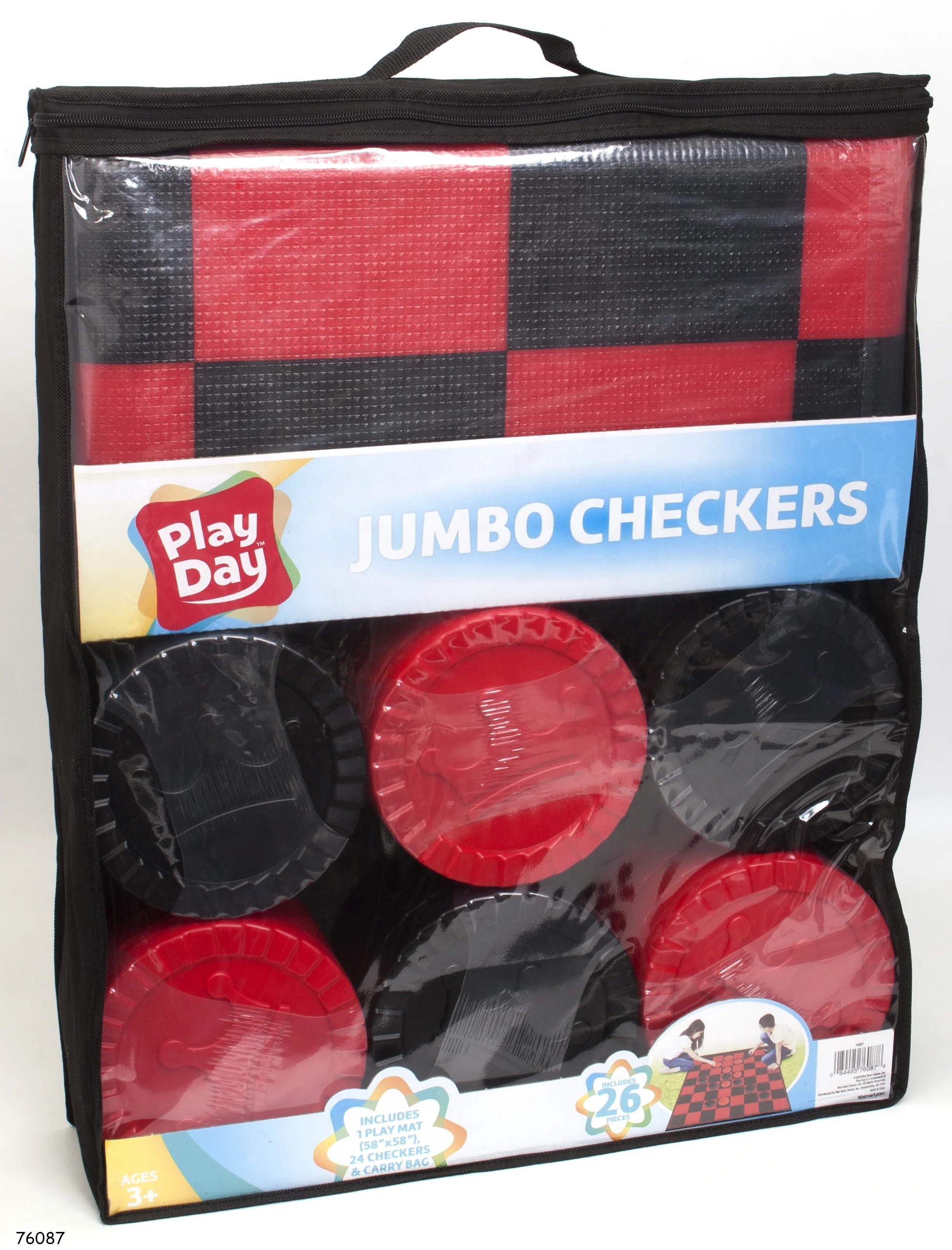 Play Day Jumbo Checkers Play Set | Walmart (US)