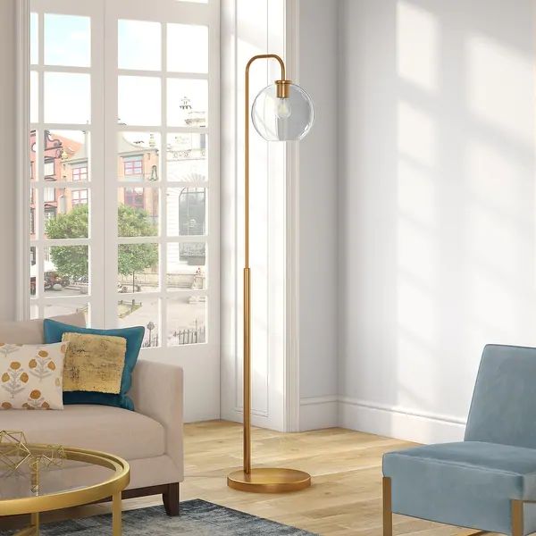 Harrison Arc Floor Lamp - Brass | Bed Bath & Beyond