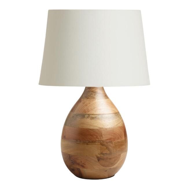 Wood Teardrop Table Lamp Base | World Market
