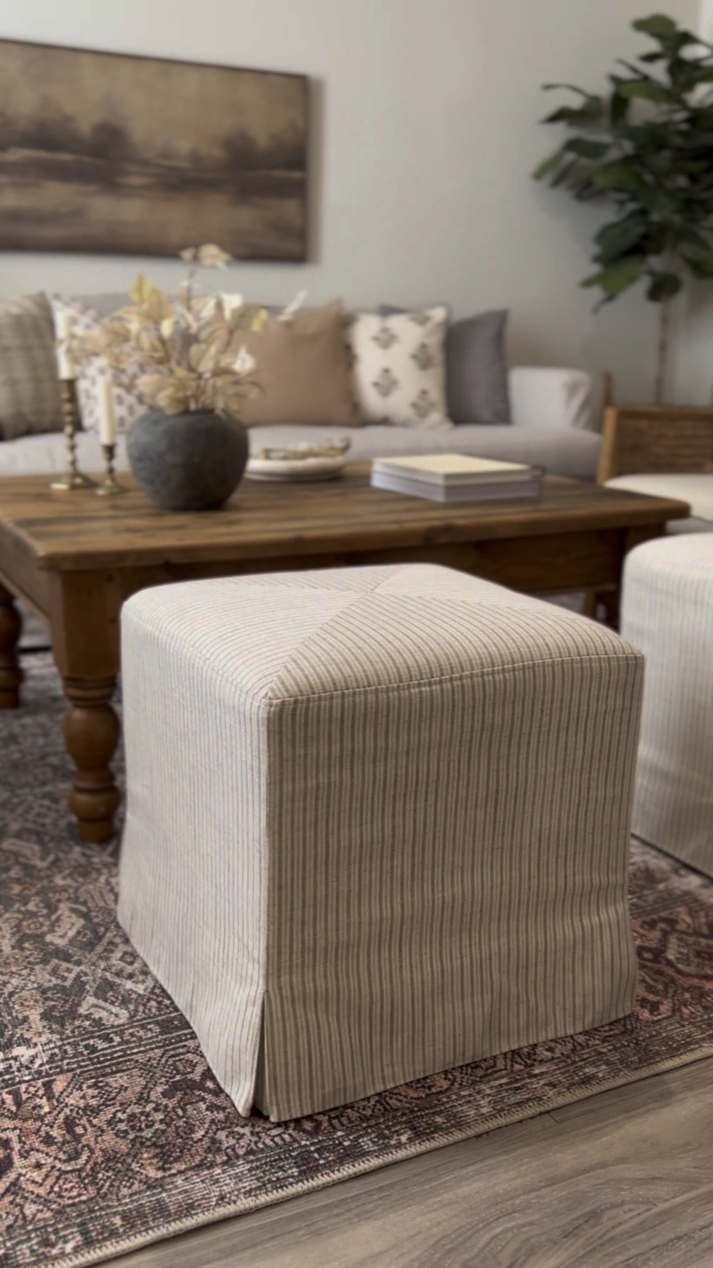 Shop my family room decor and furniture! Living room, family room, den, area rug, throw pillow, throw blanket, candle holder, coffee table decor, vase, slipcovered sofa, couch, modern farmhouse, organic modern, Target, Threshold, Studio McGee, transitional#LTKStyleTip#LTKFindsUnder100

#LTKSpringSale 

#LTKHome #LTKSeasonal